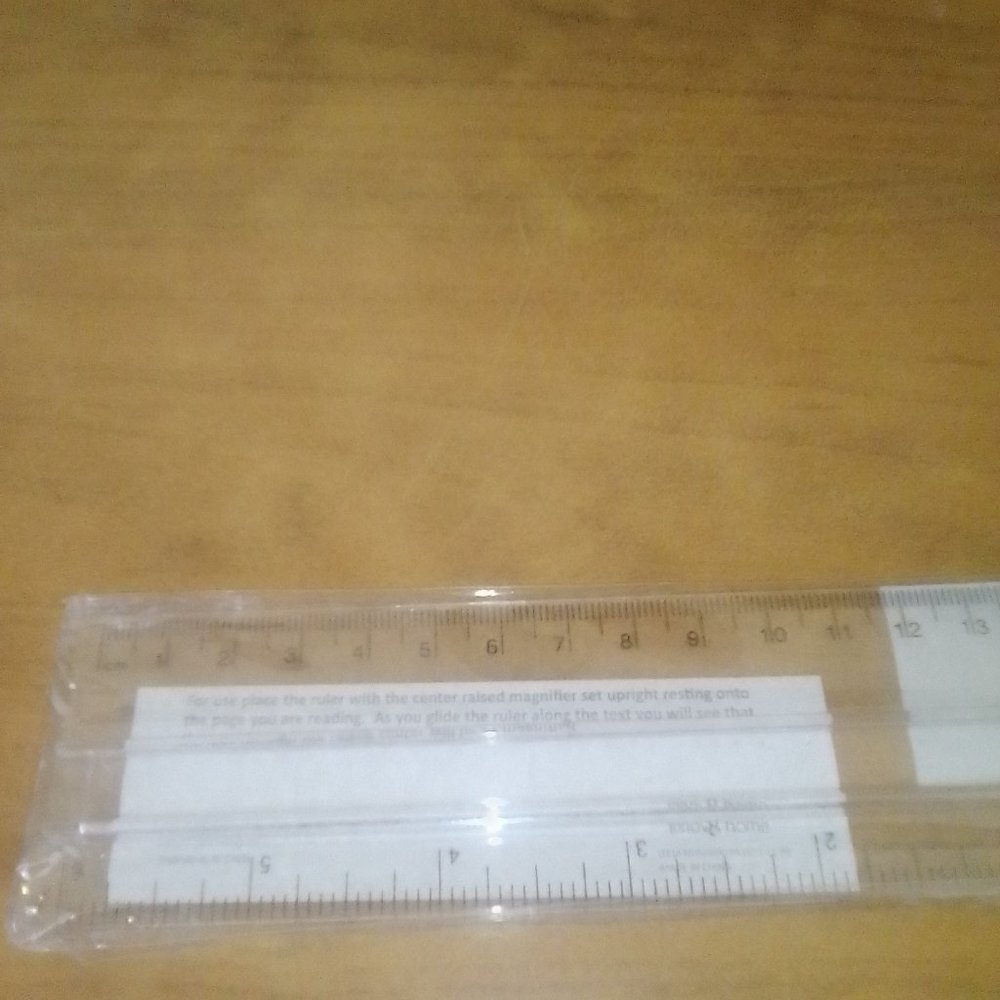 6 In Ruler With Magnifier - Picture 2 of 4